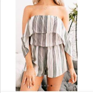 My Summer Love Off Shoulder Romper